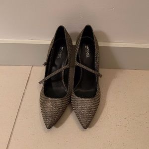 Michael Kors Claire Flex Mary Jane Glitter Heels